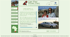 Desktop Screenshot of capetownprivatetours.co.za